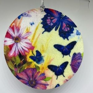 Butterflies and Flowers Air Freshener